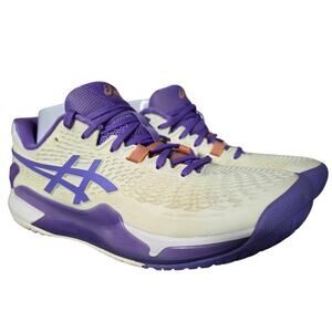 Asics Sz 10 Gel-Resolution 9 Purple Tennis Pickleball Shoes Sneakers Lavender